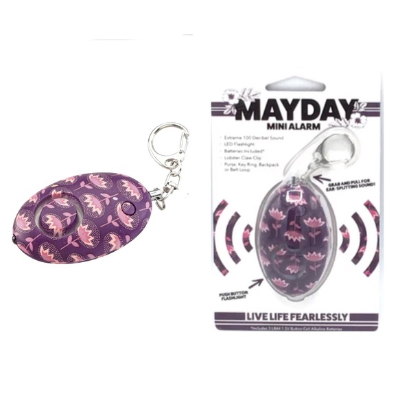 Mayday Mini Alarm Flashlight Keychain - Picture 3 of 9